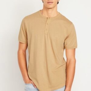 Michae - Gold Crew Neck T-Shirt For Men